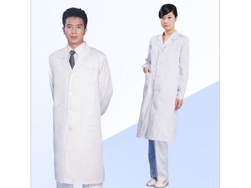 秋款男女醫(yī)生白大褂 藥房工作服