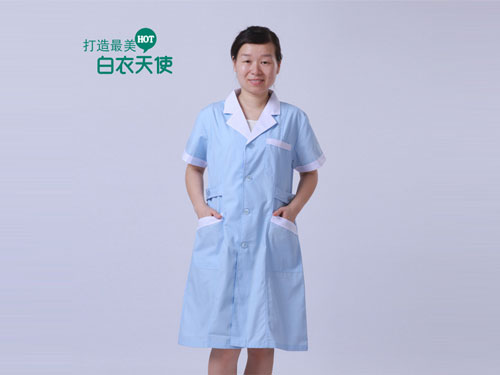 男女醫(yī)生服 藍色夏裝湖南醫(yī)師護士服牙醫(yī)短袖大褂衛(wèi)校實習服